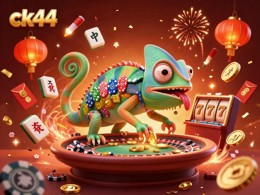 Experience thrilling moments at ck44 with a vibrant chameleon casino owner and rich gaming elements.