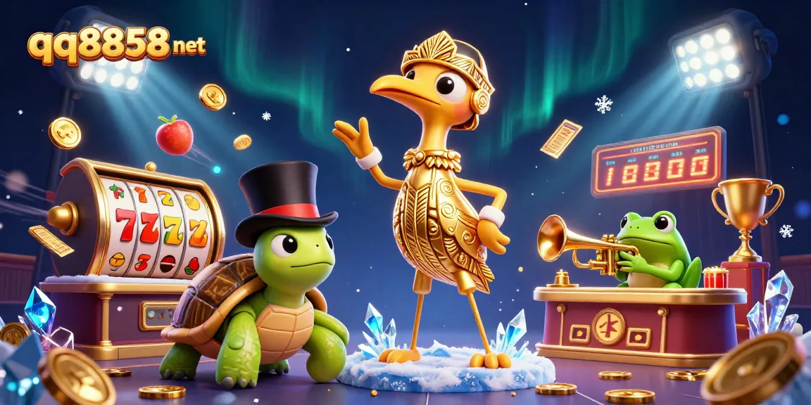 Experience thrilling online gaming at qq8858 net with exciting 3D cartoons and dynamic casino elements.