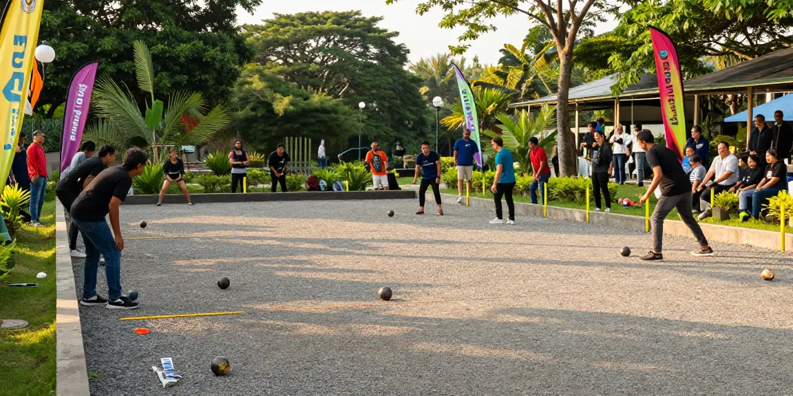 Enjoying competitive petanque with FOPI Kota Palopo at fopikotapalopo.org, showcasing players and vibrant community.