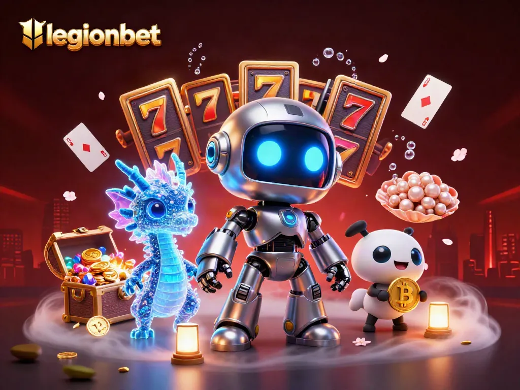 Experience winning spins at legionbet with vibrant 3D casino characters and thrilling jackpot elements.