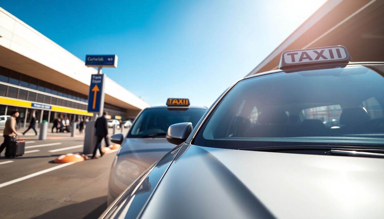 Taxi service at Gatwick Airport, showcasing punctual drop-off and passenger convenience.
