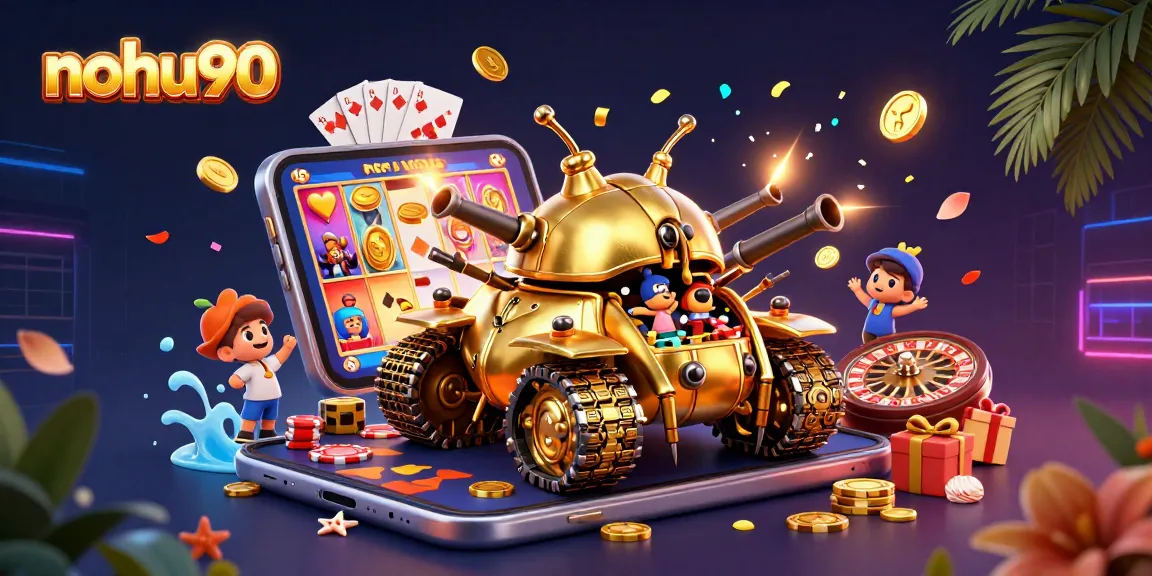 Experience excitement with nohu90 as a golden beetle casino tank reveals thrilling games.
