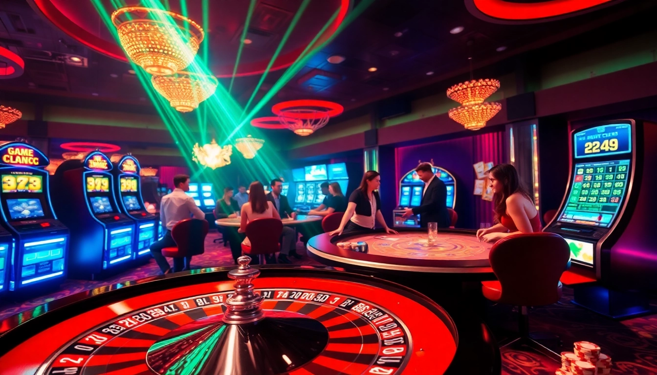 Immerse in a lively casino scene where players enjoy games and AI girlfriend chat enhances the thrill.