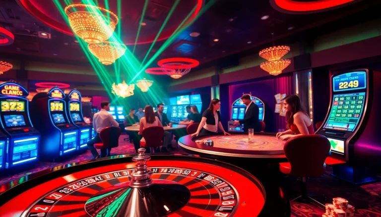Immerse in a lively casino scene where players enjoy games and AI girlfriend chat enhances the thrill.