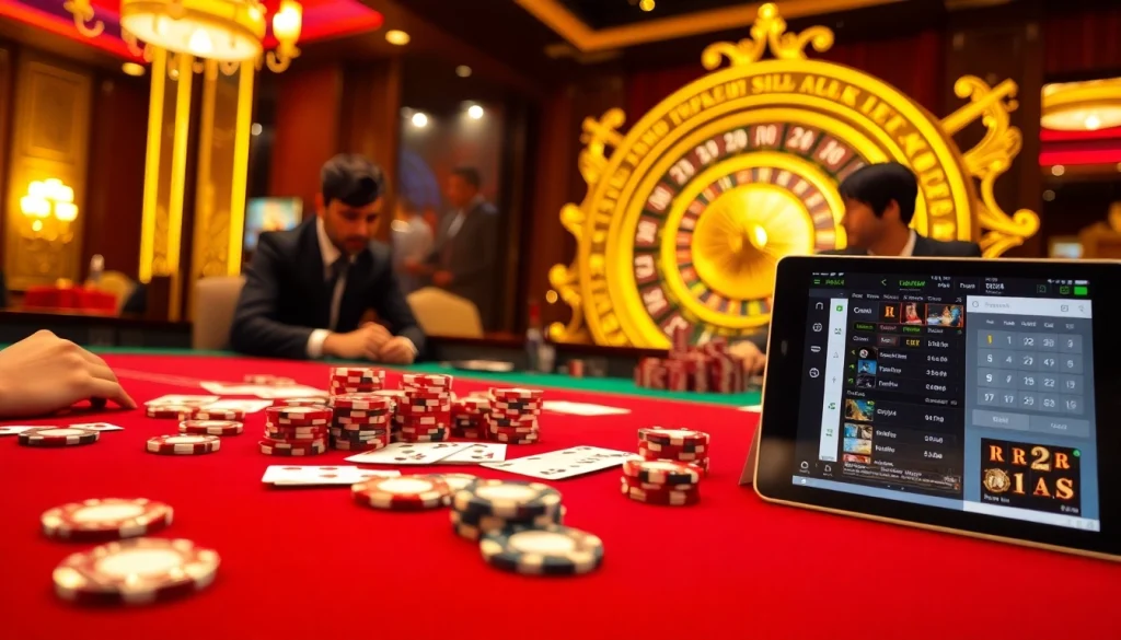 Experience the excitement at https://jun88buzz.info/ with a luxurious poker game scene full of strategy and anticipation.