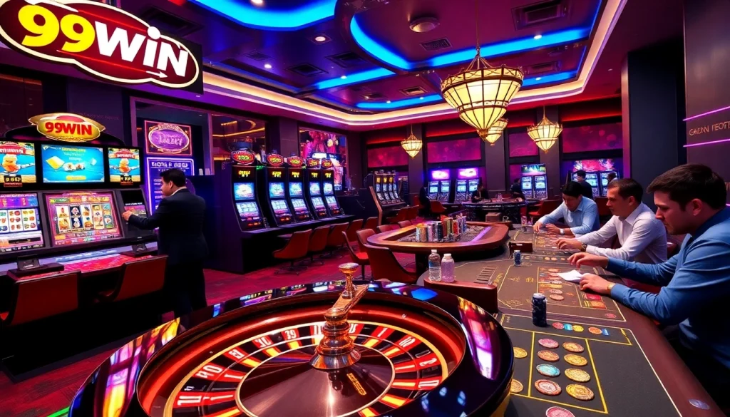 Experience high-stakes excitement at https://99win.camp/ with vibrant casino tables and engaging gameplay.