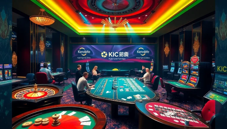 Join the excitement at Liên minh quốc tế KJC with vibrant casino games and thrilling gambling action.