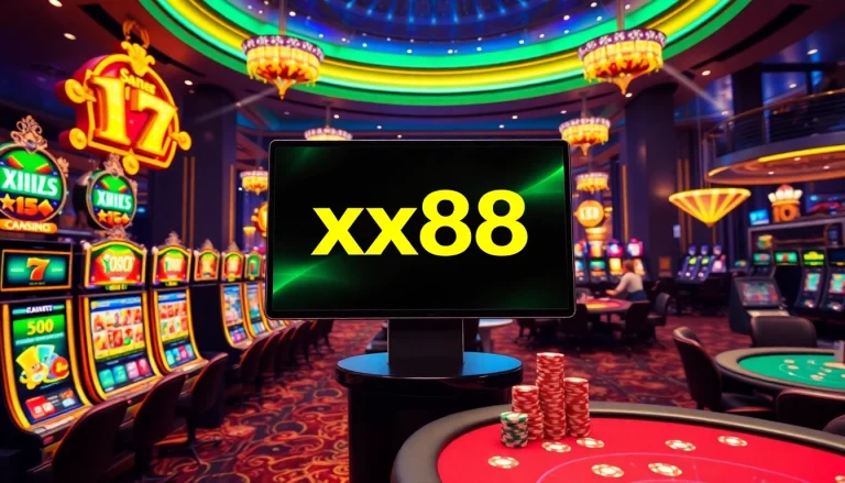 Experience the thrill of gambling with xx88's stunning casino visuals and engaging gameplay.