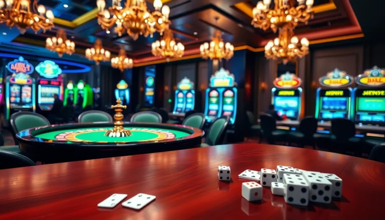 Engaging scene at https://hb88.jp.net/ featuring casino tables, roulette, and players enjoying gambling.
