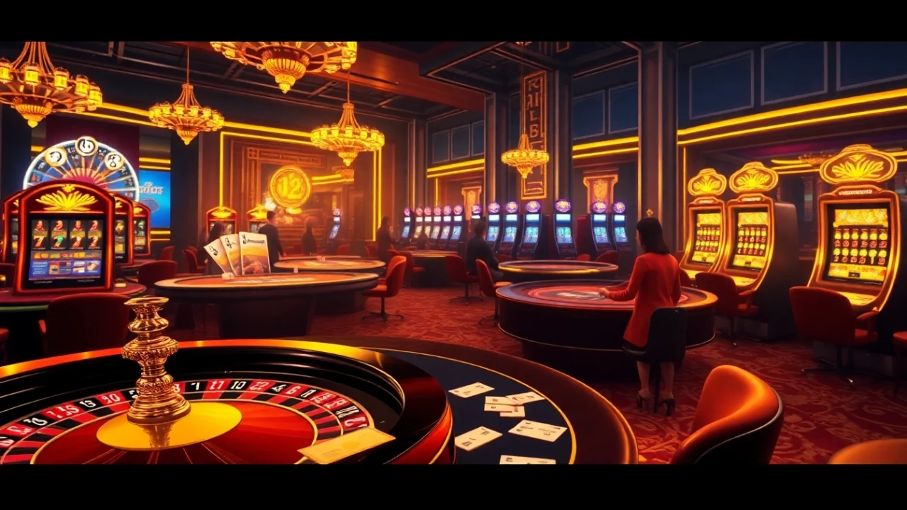 Experience thrilling gaming at https://kjcmh.com/ with vibrant casino tables and exciting slot machines.