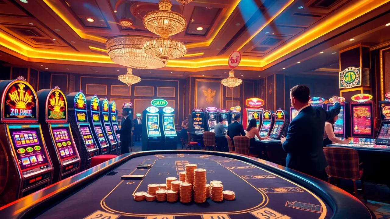 Experience the thrill at trang chủ go8 with our luxurious casino atmosphere filled with vibrant games and excitement.