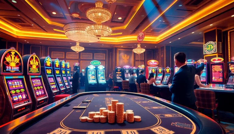Experience the thrill at trang chủ go8 with our luxurious casino atmosphere filled with vibrant games and excitement.