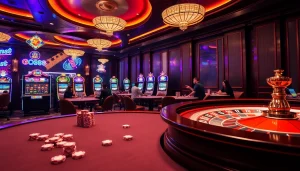 Players engage in thrilling games at GO88 while placing bets at the casino table.