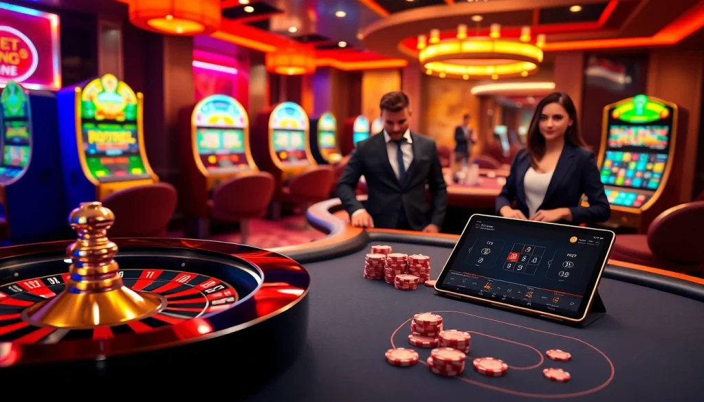 Experience the thrill of gambling with sophisticated play at https:/cm88.bz/ featuring poker chips and roulette.