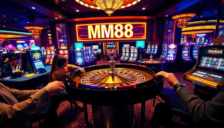 Experience the excitement of MM88 casino with vibrant games and thrilling betting action.