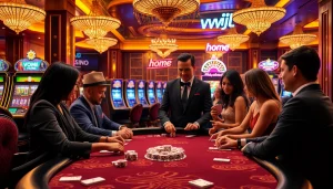 Experience the excitement of home vvjl with engaging poker gameplay and vibrant casino ambiance.
