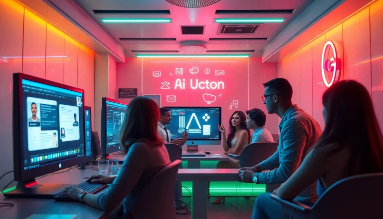 Engage with free nsfw ai chatbots in a vibrant, futuristic digital environment.