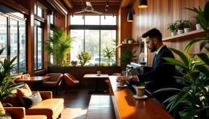 Visitez une Association coffee shop Madrid offrant une ambiance accueillante et moderne.