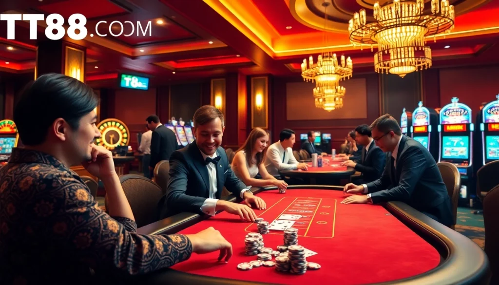 Experience the thrill of winning at TT88 COM with vibrant casino games and professional dealers.