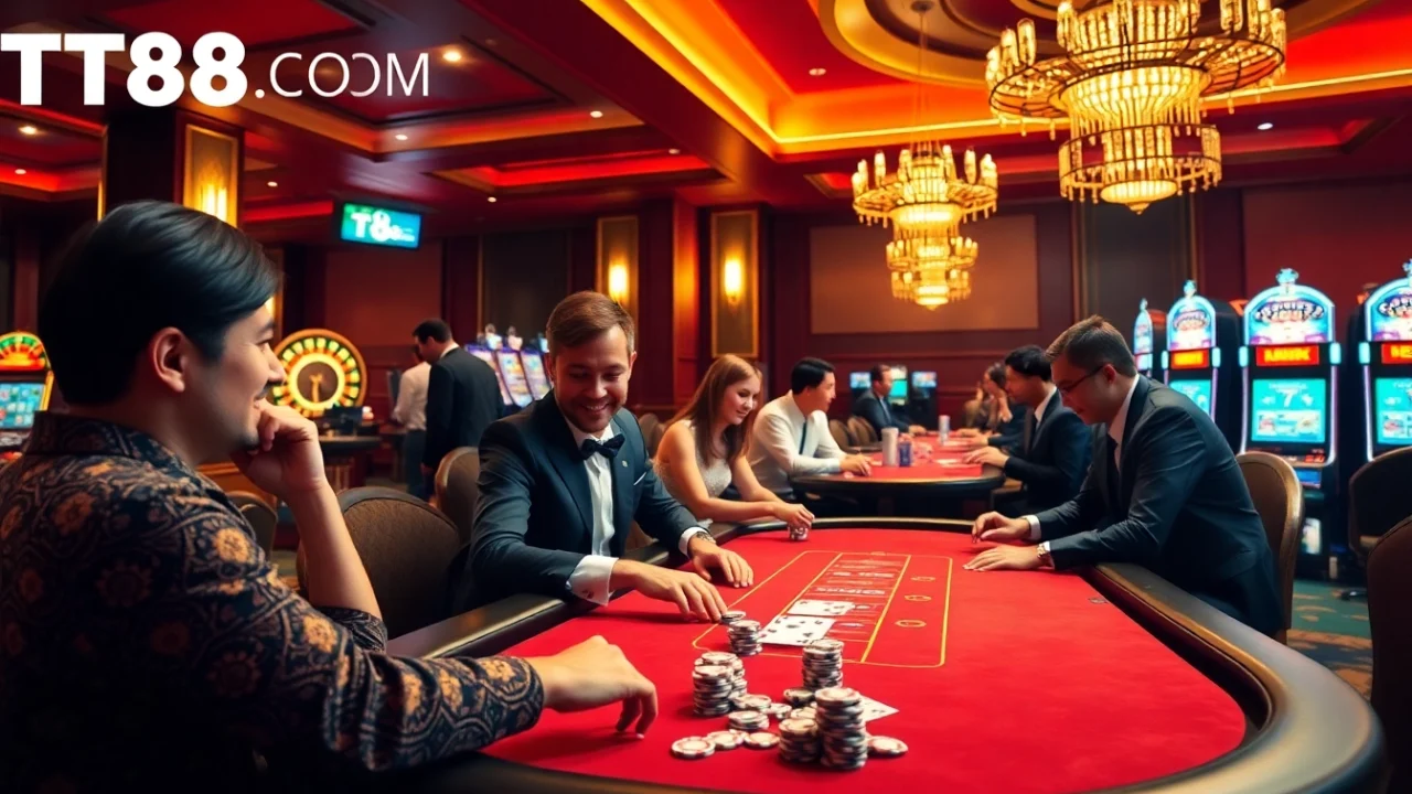 Experience the thrill of winning at TT88 COM with vibrant casino games and professional dealers.
