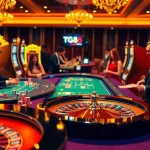 Experience the excitement of casino gaming at TG88 with vibrant tables and engaging players.