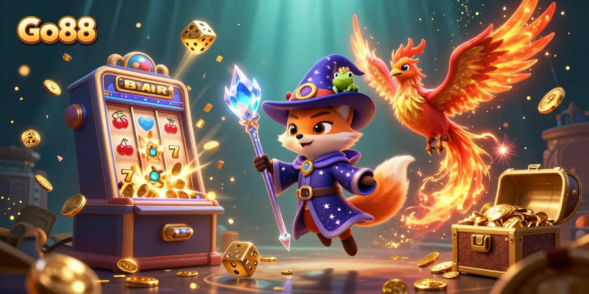 Experience thrilling gaming adventures with Go88's exciting slot machines and vibrant visuals.