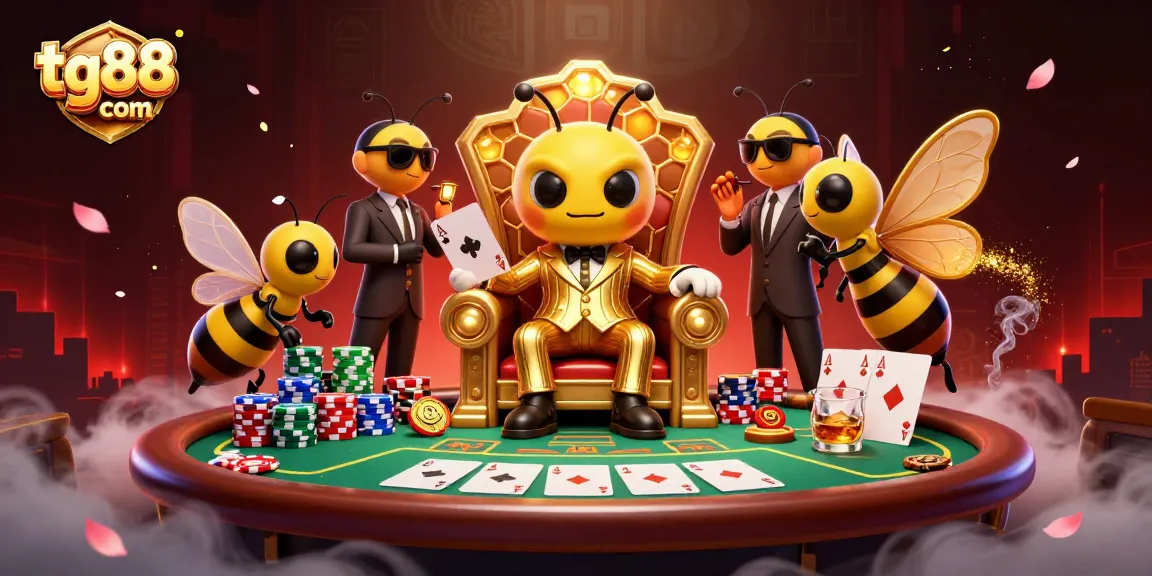 Engage with tg88 com at an exhilarating poker game showcasing vibrant chips and cards